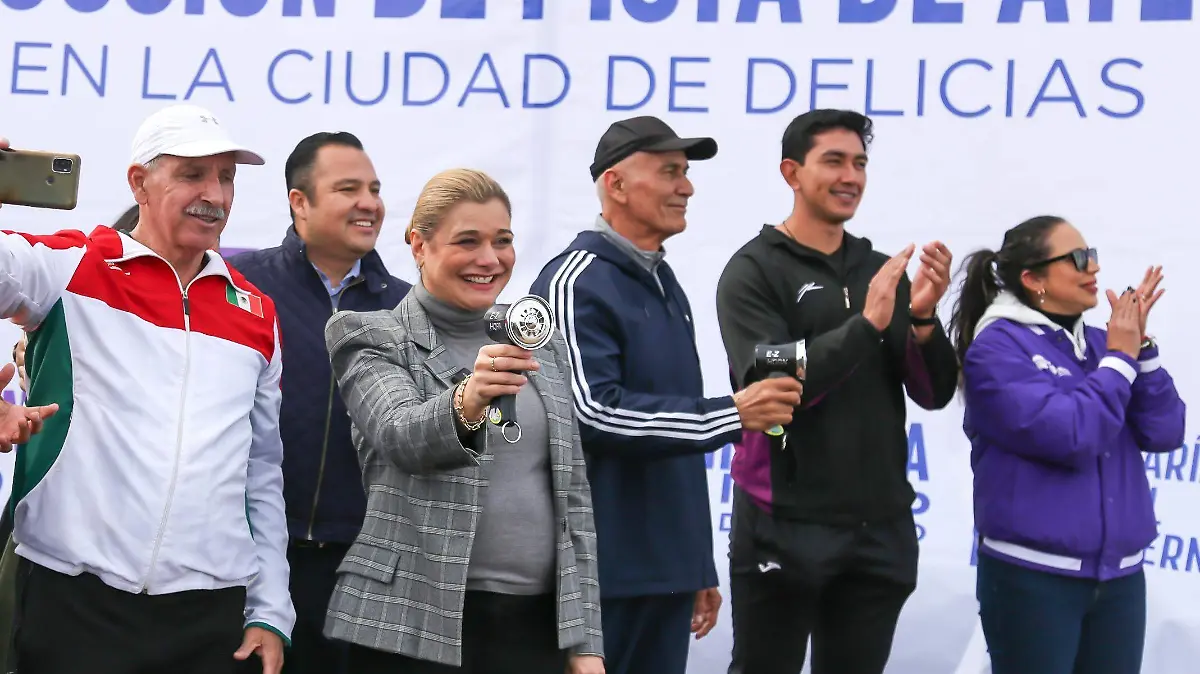 Maru Campos pista de atletismo